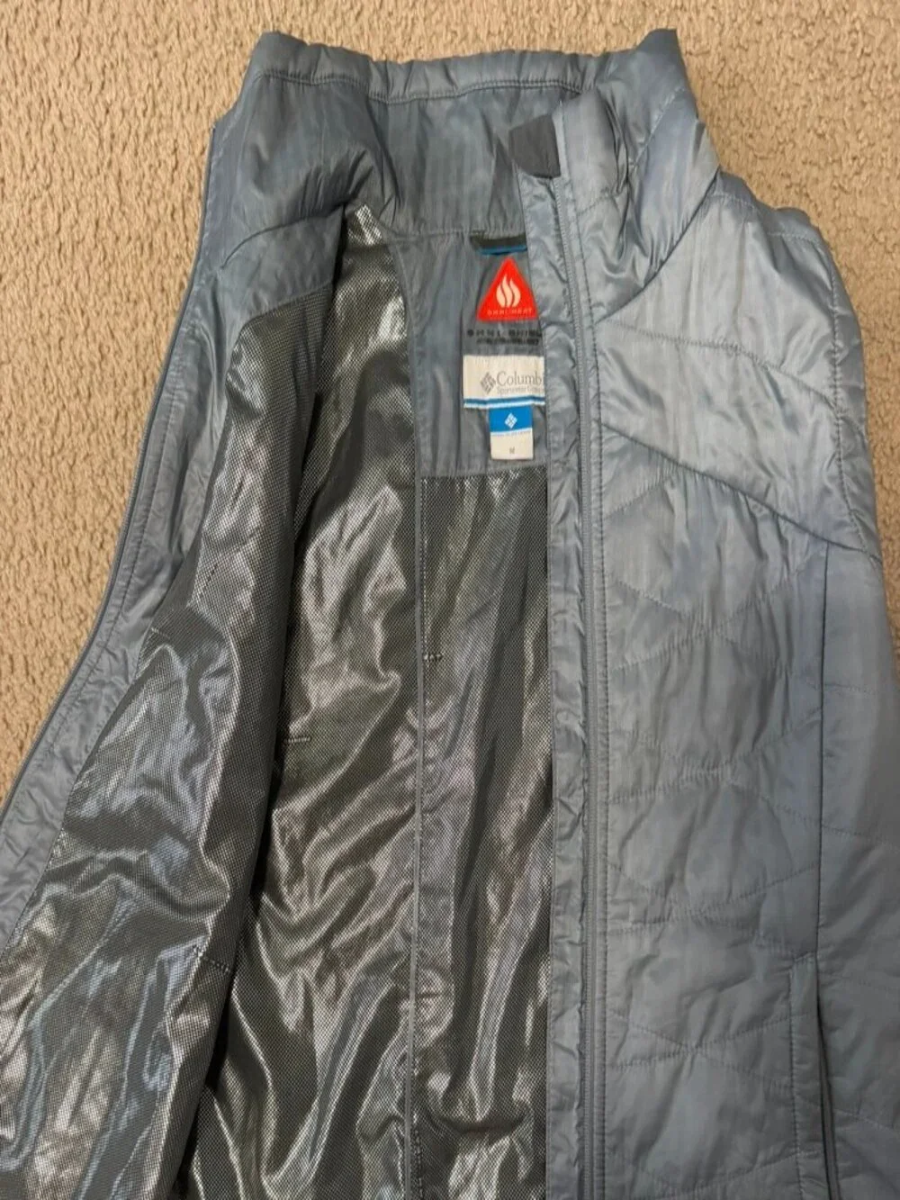 Columbia dusty blue vest - Picture 3 of 4